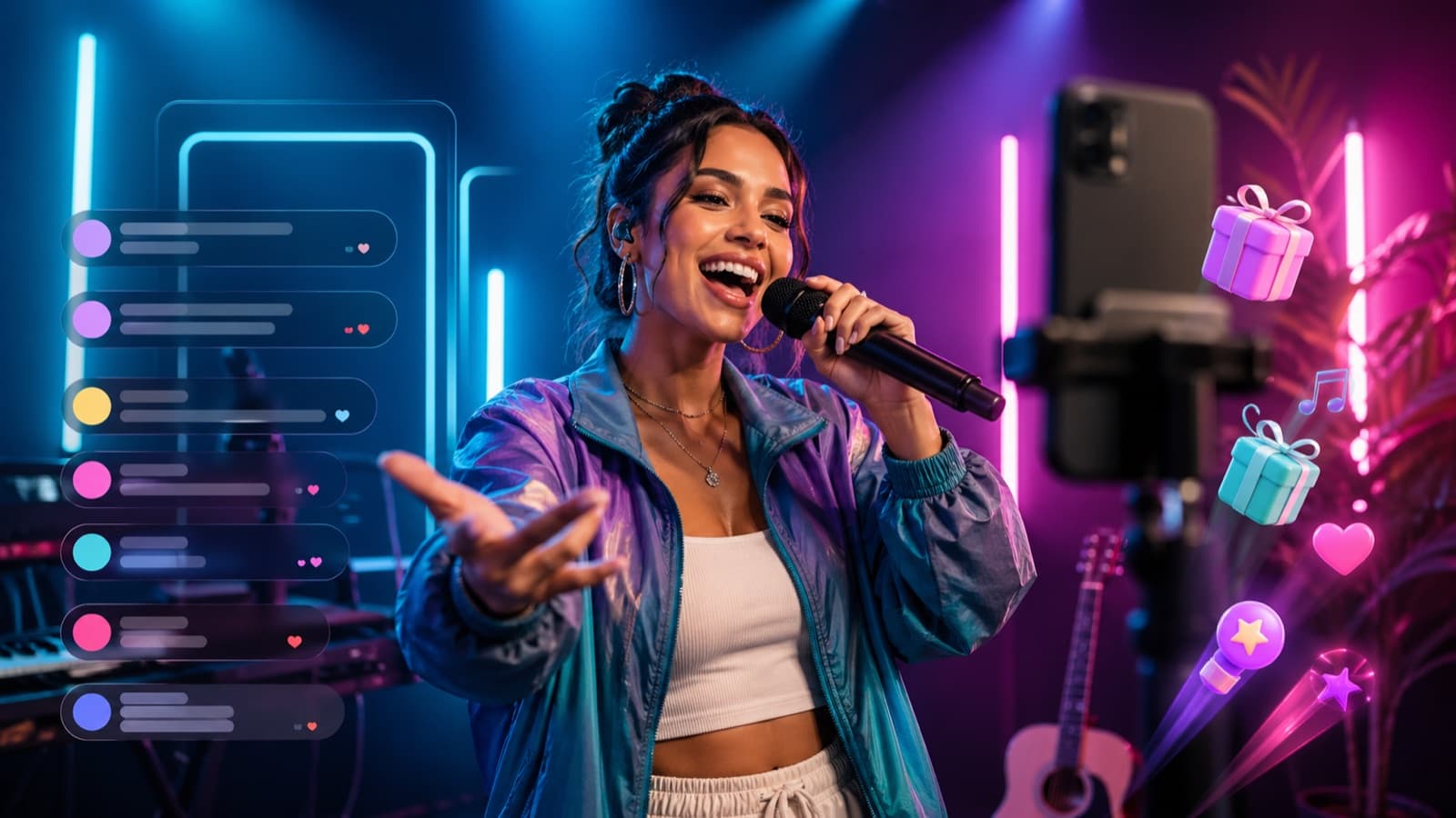 Creator musical ao vivo no TikTok LIVE